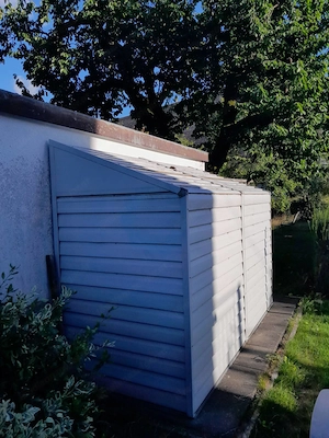 Blechschopf Abstellkammer Werkzeughütte Bild 3
