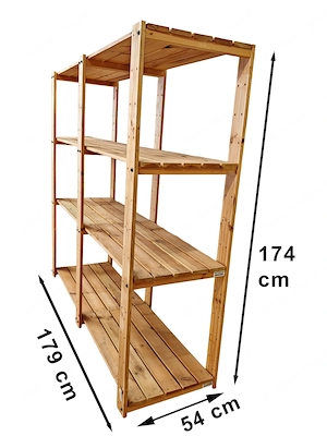 Doppel-Regal Ikea Hejne Kiefer H 174 oder 233   B 179   T 54 cm Bild 3