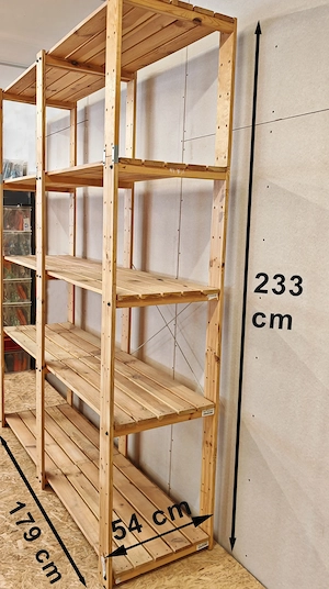 Doppel-Regal Ikea Hejne Kiefer H 174 oder 233   B 179   T 54 cm Bild 2