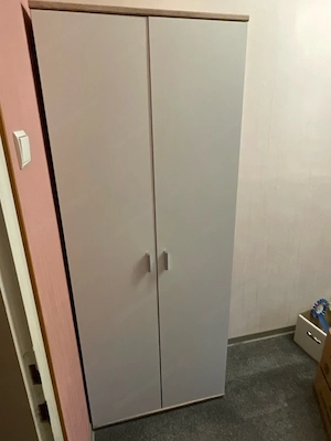 Schrank weiss  -  Eiche Bild 3