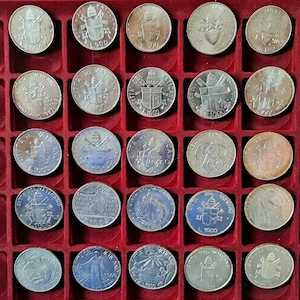 Vatikan Papst Johannes Paul II Silbermünzen Sammlung Bild 3