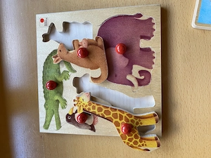 Bunte Holzpuzzle für die Allerkleinsten Bild 2
