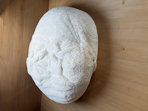 VETSAK Sitzsack large Bezug Teddy creme (140 cm in der Breite) Bild 3