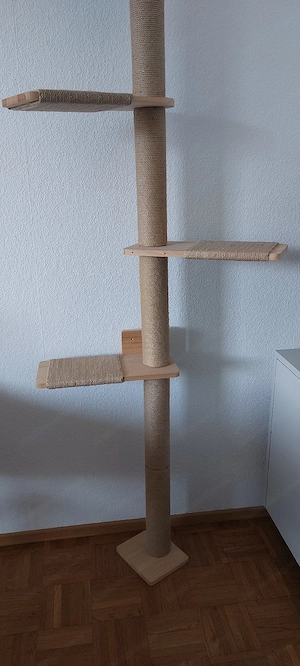 2 x Katzenkletterbaum Wandmontage   NEU + Outdoor-Set (gegen Spende) Bild 4