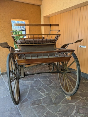 Offener Jagdwagen   Kutsche aus der Zeit um 1900 Bild 5