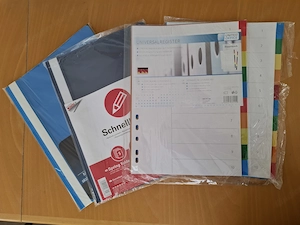 Ringbucheinlagen, Schnellhefter Schule neu! Bild 2