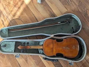 Alte 3 4 Geige   Violine für Kinder mit Bogen & Koffer (Set) Bild 2