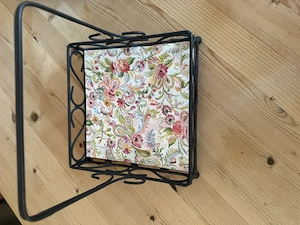 Serviettenhalter in schwarz Bild 3
