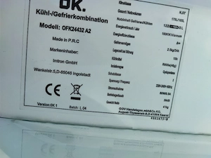 Kühl- Gefrierkombination  Bild 8