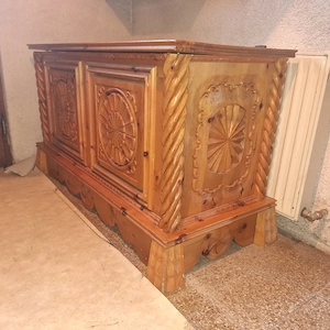 Holztruhe zu verkaufen Bild 2