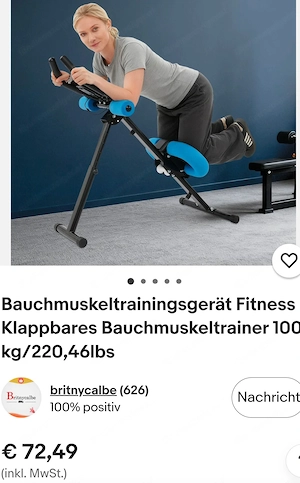 Bauch Trainer Gerät guter Zustand 
