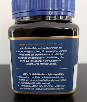 3x 1KG Manuka Honig MGO 310+ aus Neuseeland, MHD: 08.2027 Bild 4