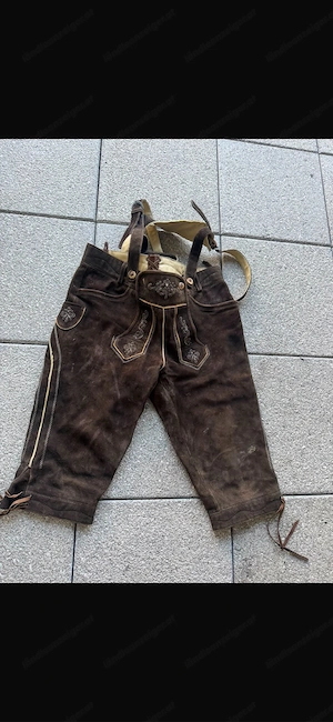 Lederhose mit Hemd  Bild 3