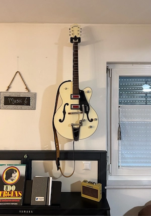 Gretsch G5410T Rat Rot - Matte Vintage White