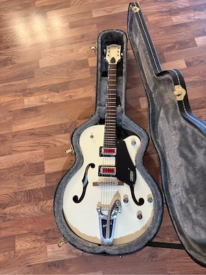 Gretsch G5410T Rat Rot - Matte Vintage White Bild 4
