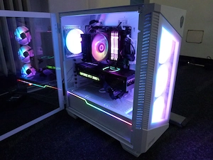 Gaming PC i9-11900K, RTX 3080 Ti, 32GB RAM, RGB weiß, Win 11 Bild 3