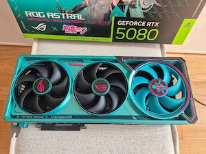 NVIDIA asus ROG astral GeForce rtx 5080 Hatsune Miku Grafikkarte 