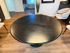 Westwing runder Esstisch 160cm Durchmesser, Massivholz Eiche, 5-6 Personen, NP 1500,- neuwertig Bild 3