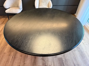 Westwing runder Esstisch 160cm Durchmesser, Massivholz Eiche, 5-6 Personen, NP 1500,- neuwertig Bild 4