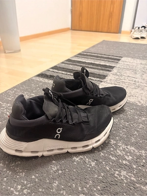 On Cloudnova Sneaker   Schwarz Weiß   Gr. 37.5 Bild 2