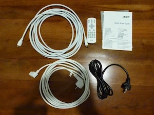Acer H6816ATV 4K UHD Beamer, 4000 ANSI Lumen, Bj. 2024, viel Zubehör Bild 6