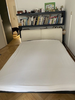 Weiße Ausziehcouch zu verkaufen  Bild 5