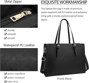 NUBILY Handtasche 15.6 Zoll