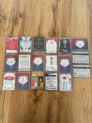18x Top Fußball Trading Cards