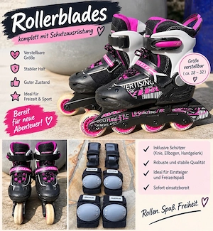 Rollerblades Gr. 28-31 & Gelenkschutz