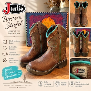 Reitstiefel Western Gr. 28 