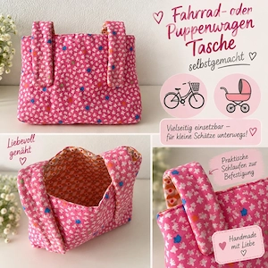 Fahrrad oder Puppen Wagen Tasche selbst genäht 