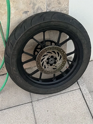 Vorder- und Hinterrad für Moped Bild 2