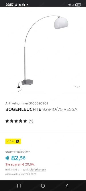 Stehlampe :)  Bild 3