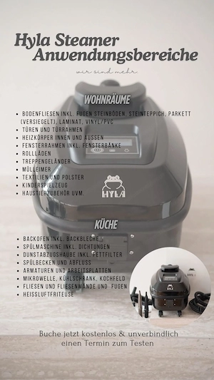 HYLA oder STEAMER Vorführung   kostenl. & unverbindlich Bild 8