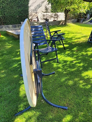 Gartenmöbel mit 6 Stühlen, Tisch und Auflagen Bild 3