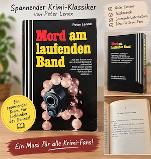 Peter Lenox - Mord am laufenden Band - Krimi