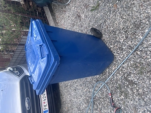 Mülltonne 240l blau 