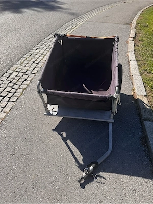 stabiler Fahrradanhänger, mit Kupplung Bild 3