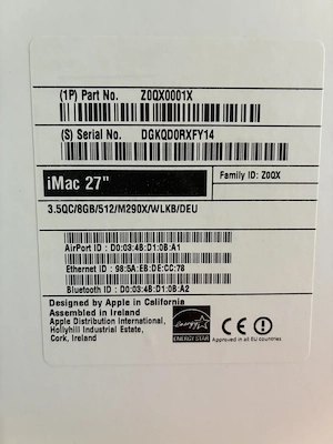 Apple iMac 27" 5K | 24 GB RAM | 512 GB SSD | sehr guter Zustand Bild 5
