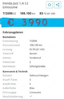 Honda Jazz ideal für Fahranfänger Bild 4