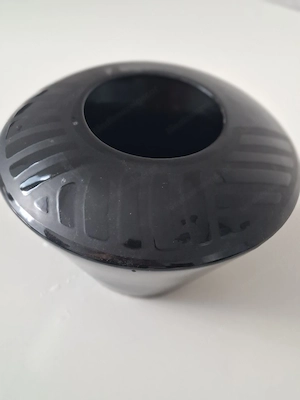 Vase schwarz Bild 2