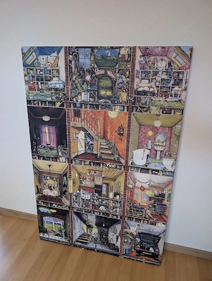 Bild Leinwand "Das Haus" Higgledy Piggledy Home Kunst