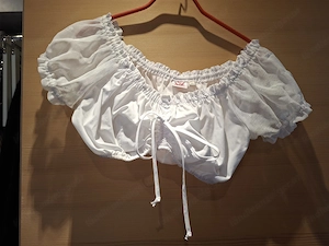 Wunderschönes Dirndl, Gr. 40-42, schokobraun hellblau Bild 5