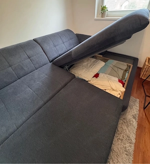 Couch ausziehbar inkl. Bettkasten Bild 3