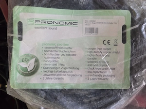 Pronomic Stage XFXM-10 Mikrofonkabel XLR und Boxenkabel