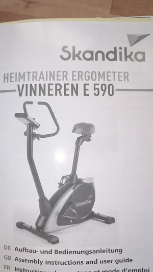 Heimtrainer, Ergometer Skandika 590 Bild 2