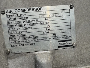 Atlas Copco LE11 Kompressor Bild 4