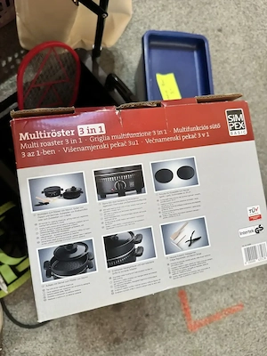 Multiröster 3in1 - Bräter  Fleisch - Gemüse - Kartoffel - Maroni Bild 4