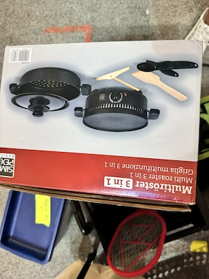 Multiröster 3in1 Fleisch - Maroni - Crepes