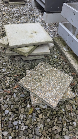 Waschbeton Platten zu verschenken  Bild 3